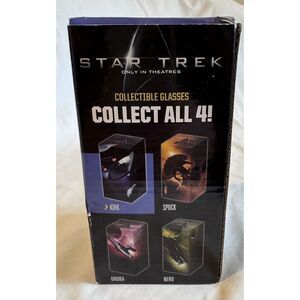 2008 Paramount Pictures, Star Trek Collectible Glasses Kirk New‎ In Box